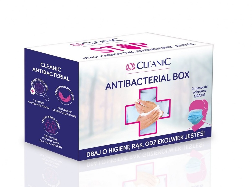 Cleanic Zestaw Antibacterial Box 1op.