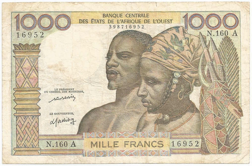 15. Afryka Zachodnia - WKS - 1000 Francs