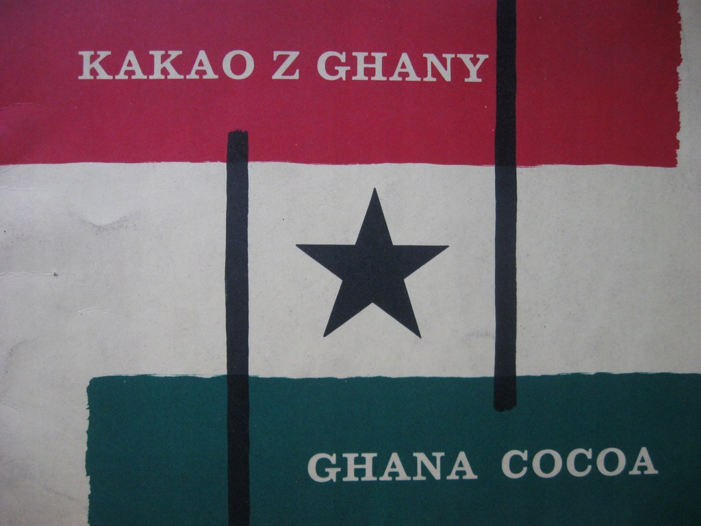 Reklama PRL KAKAO z Ghany GHANA COCOA