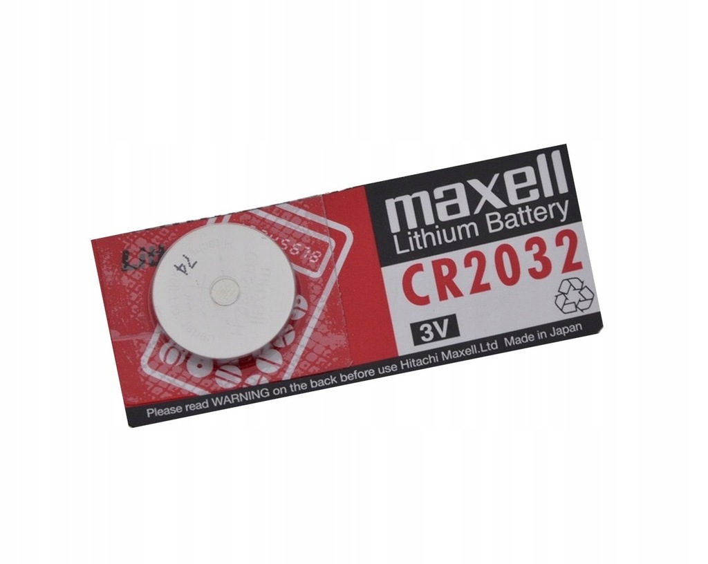 BATERIA KLUCZYKA PILOTA MAXELL LITOWA 3V CR2032