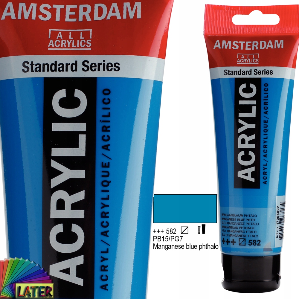 Farba akryl Amsterdam 120ml manganes blue phth 582