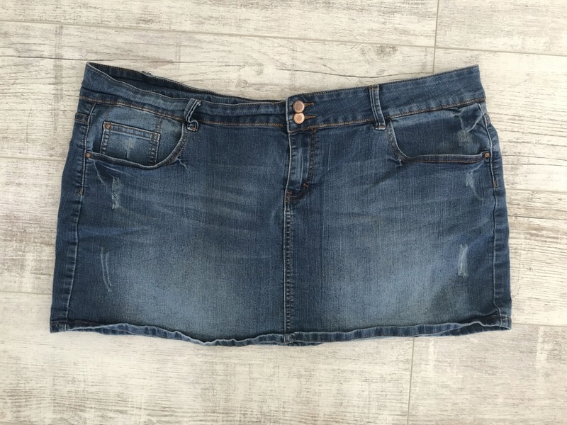 NEW LOOK * jeans spódnica damska 52