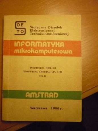 Informatyka mikrokomputerowa t.II AMSTRAD