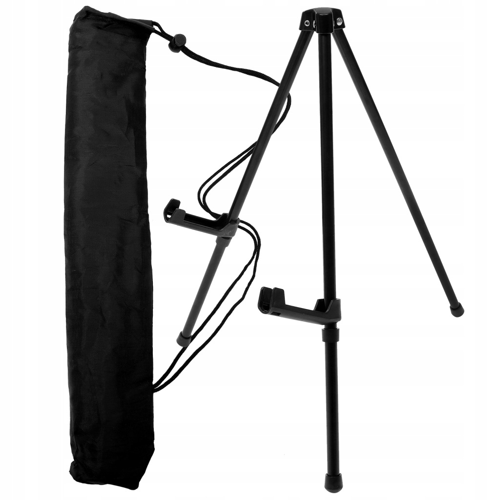 DISPLAY STAND TRIPOD SHELVES BLACK