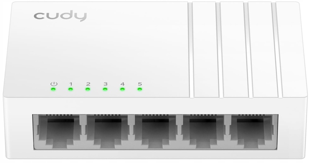 Switch przełącznik sieciowy CUDY GS105U 5 portów 1Gbps Biały