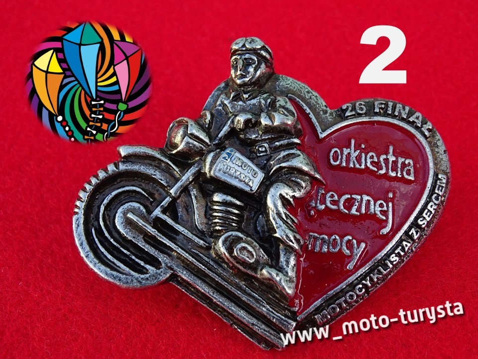 MOTOCYKLISTA z SERCEM nr 2 z 26, autograf Jurka !