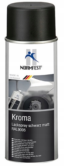 NORMFEST LAKIER CZARNY MAT MATOWY SPRAY - 400ML