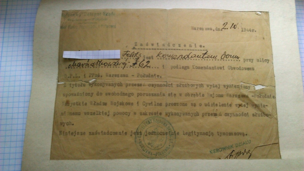 Powstanie Warszawa 1944 dokument Marszałkowska 68