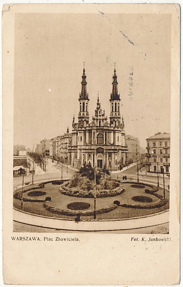 Warszawa Plac Zbawiciela 1931r