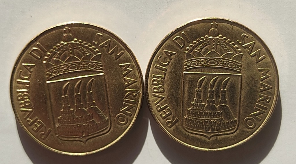 moneta San Marino 20 lir 1973