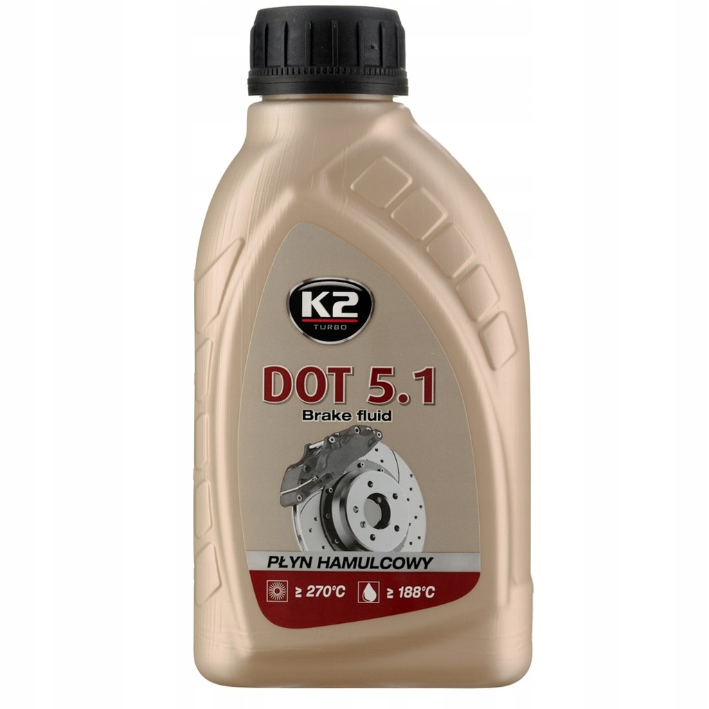 K2 DOT-5.1 Syntetyczny płyn hamulcowy 500ml