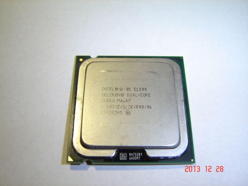 INTEL S775 CELERON E1200 SLAQW 1.6GHz 512KB 800MHz