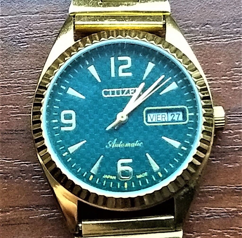 CITIZEN JAPAN cal.8200A automat 21k. uszkodzony