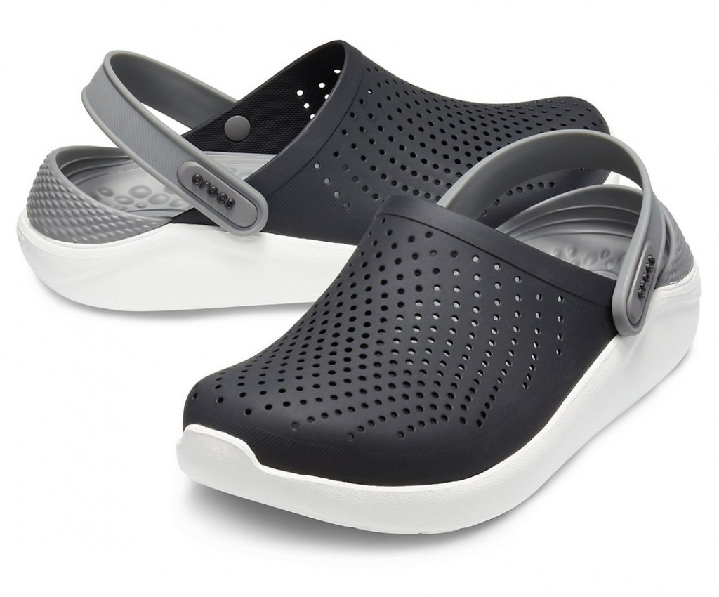 Buty Klapki Męskie Crocs LITERIDE czarne M11 45/46