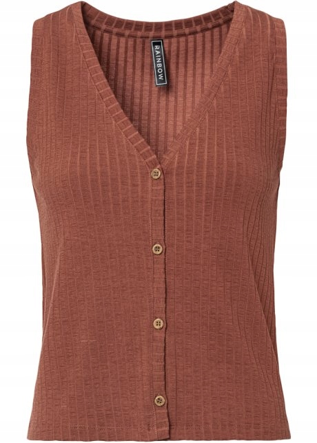 J407 BPC TOP W PRĄŻEK Z GUZIKAMI R.48/50 QP4 48/50