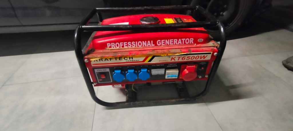 Agregat prądotwórczy KRAFTECH KT 6500 W - 13472149073 - oficjalne ...