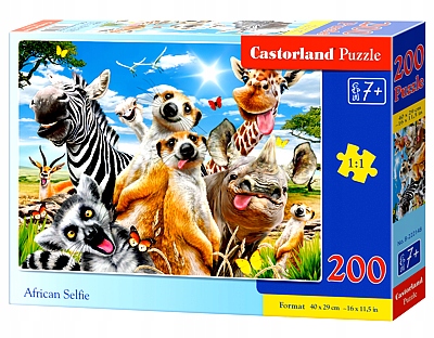 PUZZLE 200 AFRYKAŃSKIE SELFIE B-222148