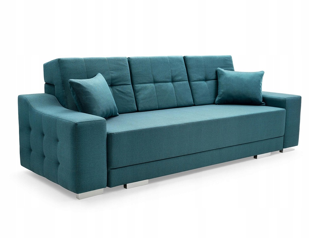 Sofa Rozkładana Pikowana 250 Tkanina MILTON NEW