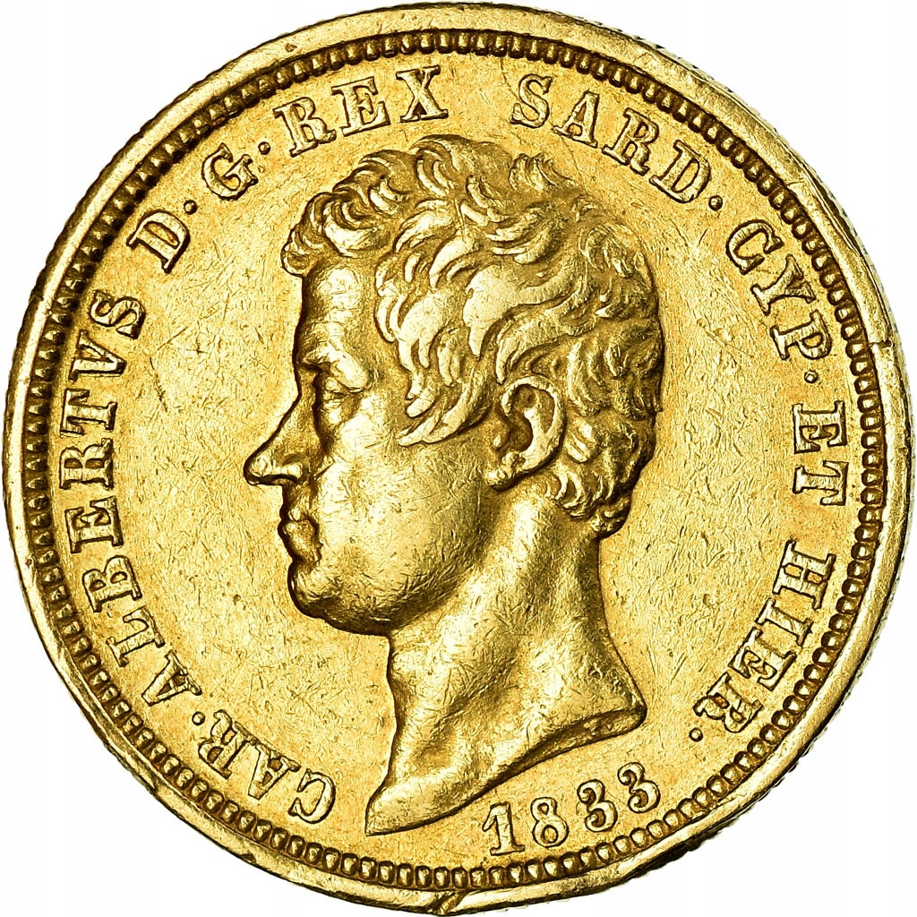 Moneta, DEPARTAMENTY WŁOSKIE, SARDINIA, Carlo Albe