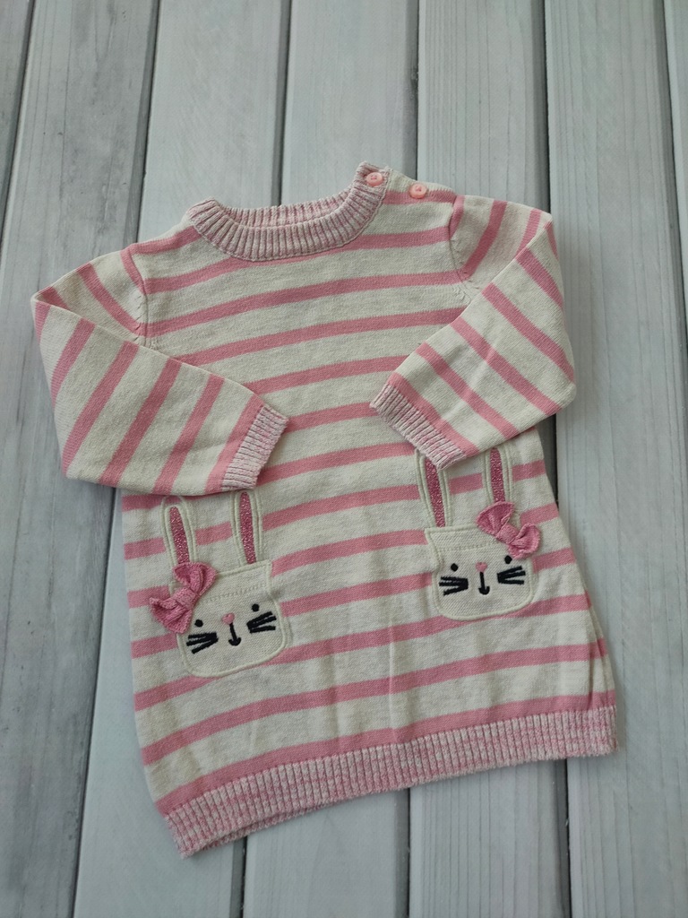Primark Sukienka sweterkowa dla dziewczynki r. 68