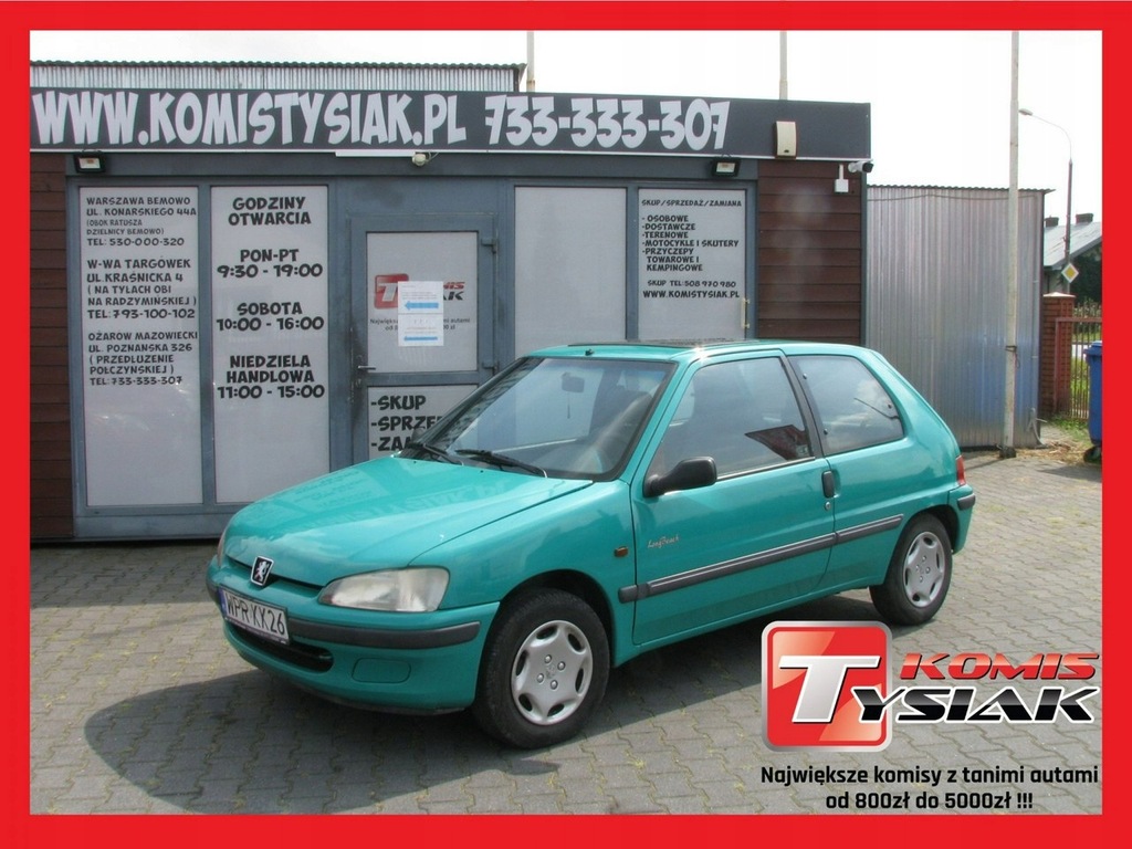 Peugeot 106 !! KOMIS TYSIAK !! 1.5 Diesel,1997 rok