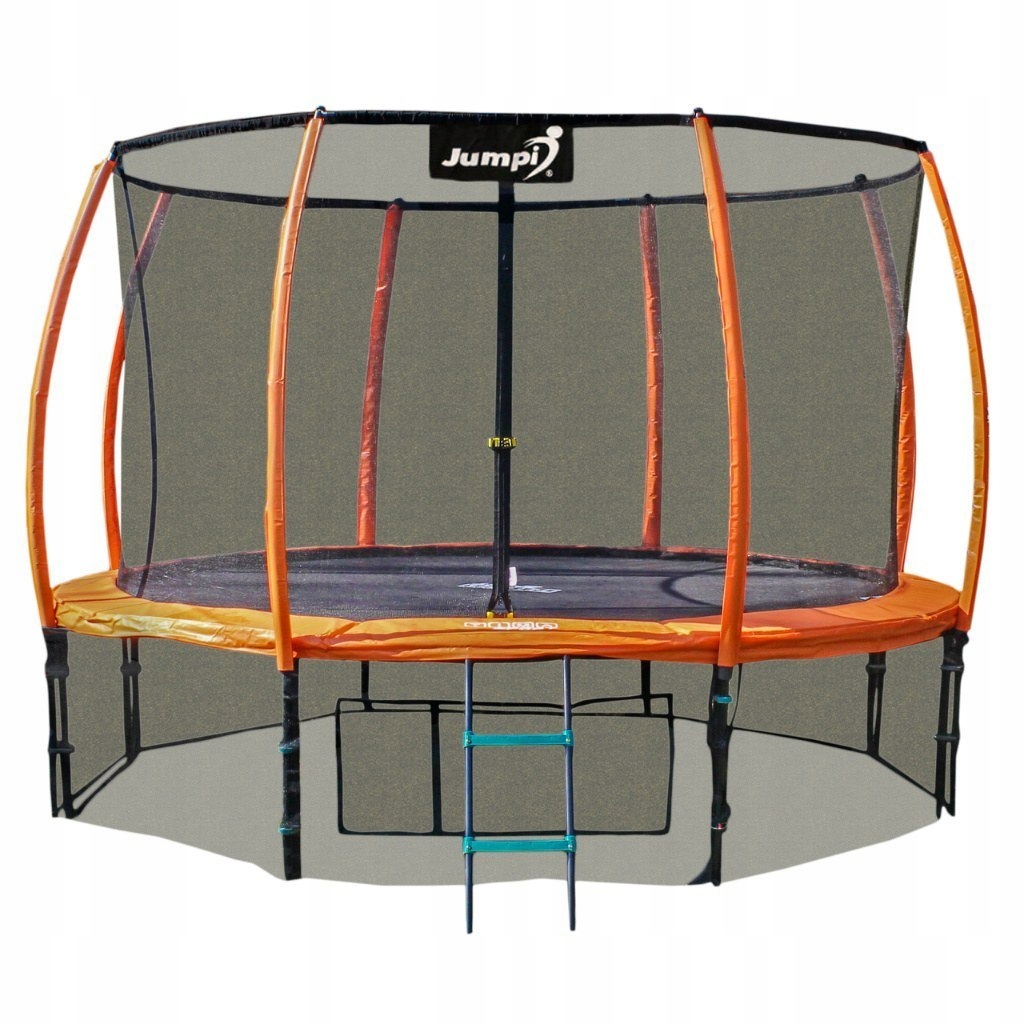 TRAMPOLINA OGORDOWA 252cm/8ft pomarańcz MaxComfort