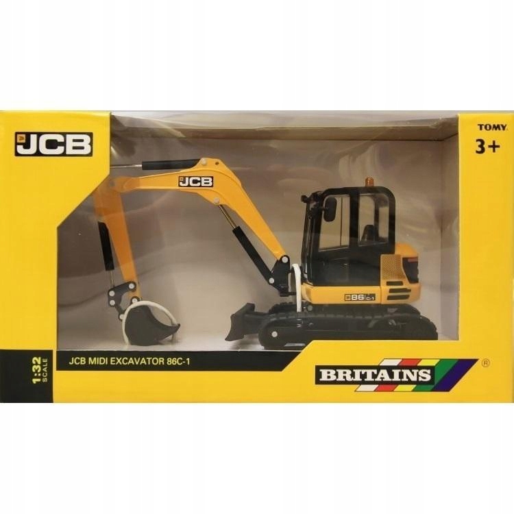 BRITAINS KOPARKA JCB 86C-1 TOMY, TOMY