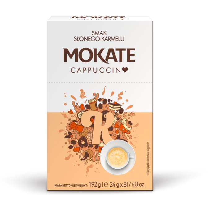 Mokate Cappuccino Słony Karmel 8 szaszetek