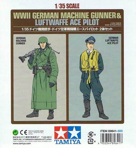 Купить TAMIYA 89641 Фигурки пилота Люфтвафе солдата MG42: отзывы, фото, характеристики в интерне-магазине Aredi.ru