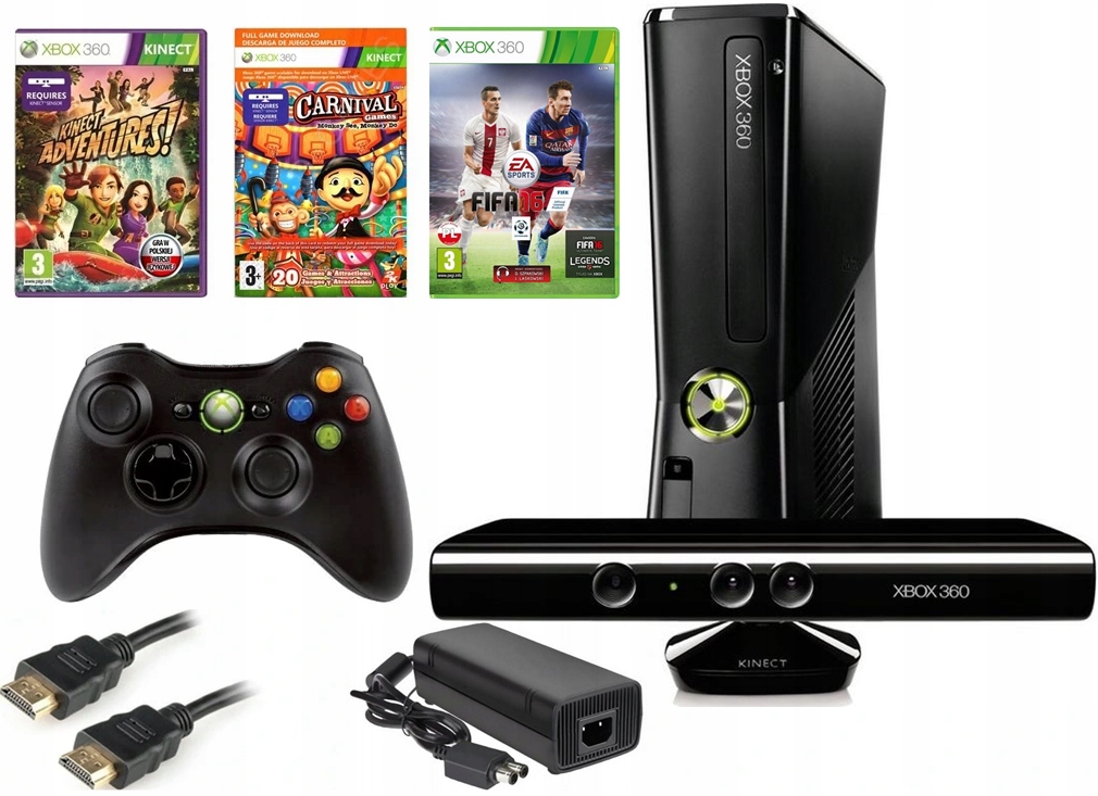 Купить Microsoft Xbox360 SLIM PAD+ДИСК+KINECT+ИГРЫ: отзывы, фото, характеристики в интерне-магазине Aredi.ru