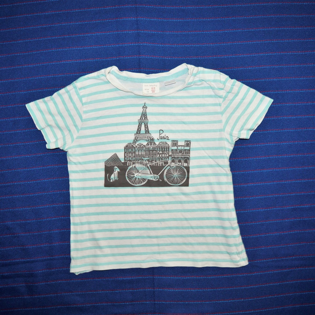 ZARA T-SHIRT BLUZKA PARIS 2-3l 98