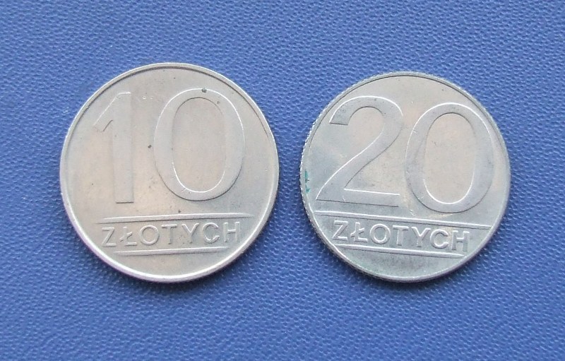 10 i 20 zł -  PRL 1987/90