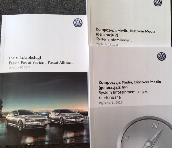 VW Passat B8 polska instrukcja obsługi + nawigacja