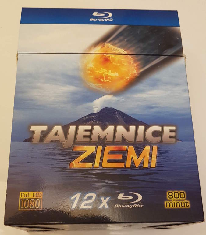 Seria "Tajemnice Ziemi" na 12x Blu-ray (800 minut)