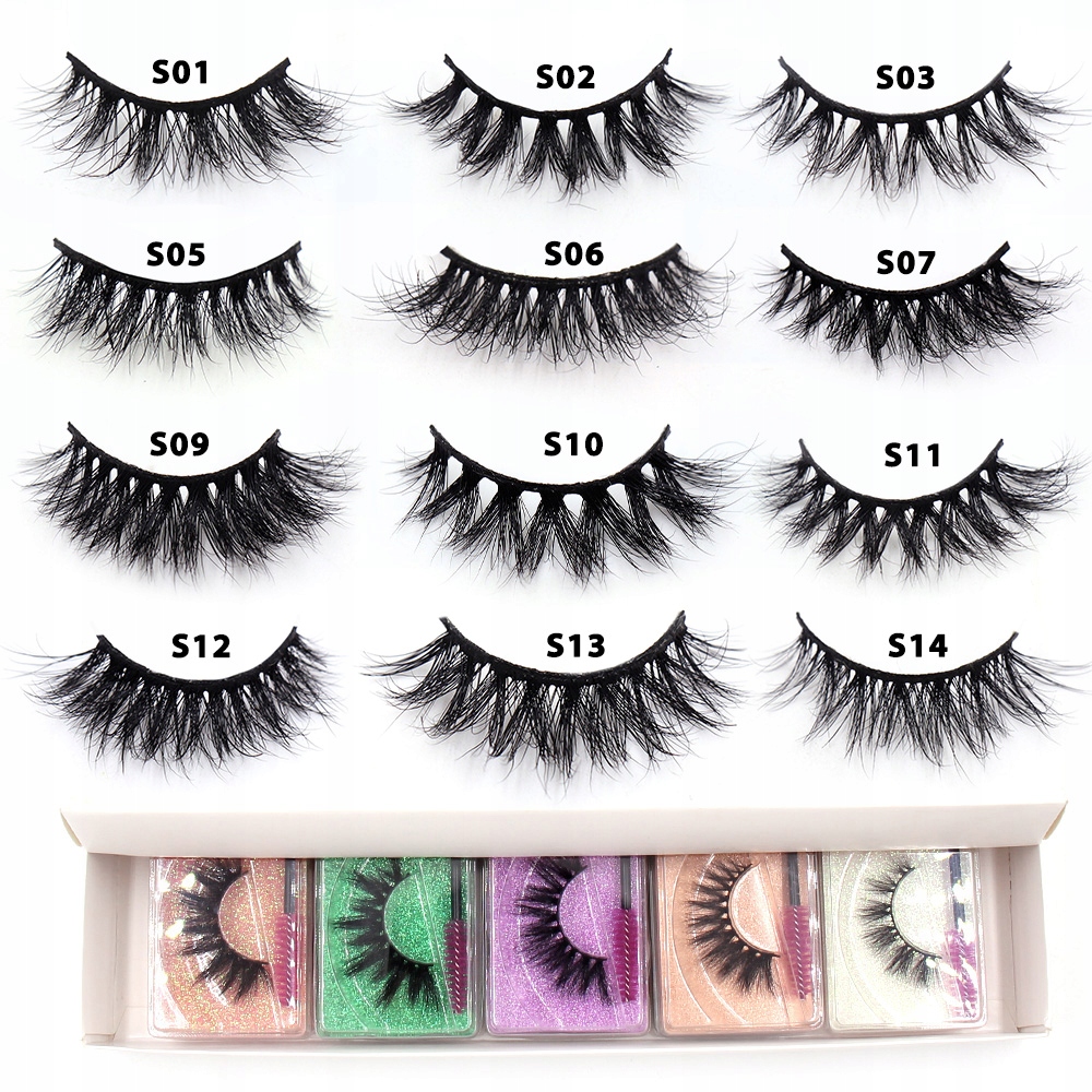 Mink Lashes Wholesale 10/50/100/3D Eyelashes Set