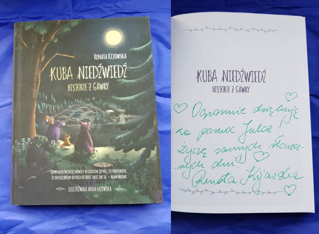 Renata Kijowska „Kuba Niedźwiedź” z dedykacją