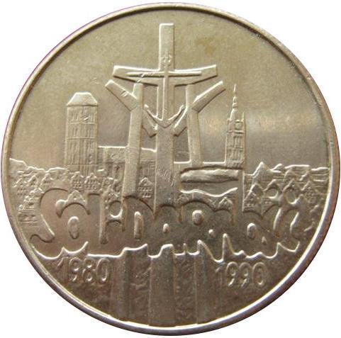 10.000 zł   Solidarność 1990r