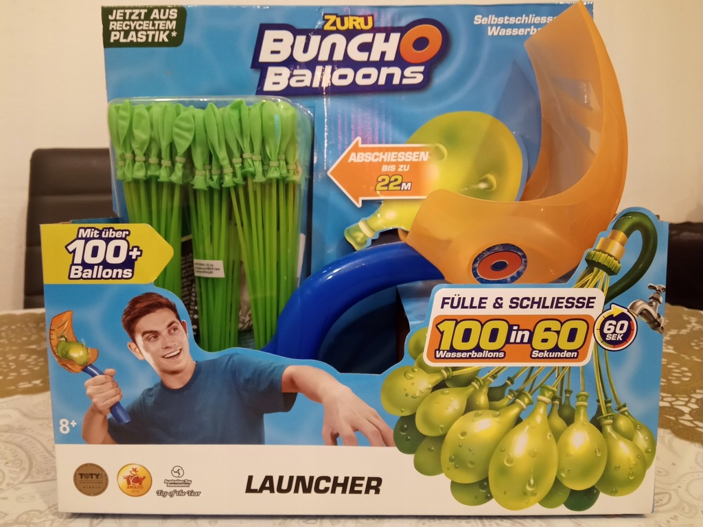 Wyrzutnia plus 100 balonów wodnych ZURU