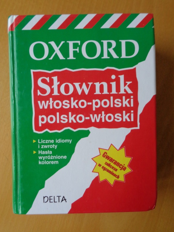 słownik włosko-polski i polsko-włoski