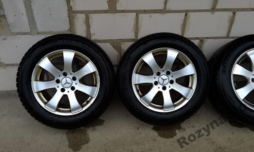 Alufelgi 16` Mercedes W211 5x112 opony zimowe 5834610194