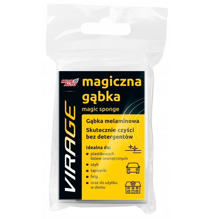 MAGICZNA GĄBKA DO CZYSZCZENIA PLAM USUWA BRUD