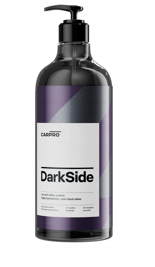 CarPro DarkSide 1L - satynowy dressing do opon i gumy