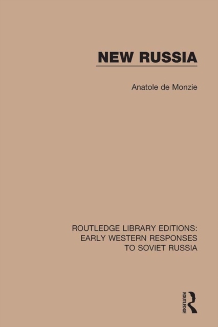 New Russia - Monzie, Anatole de EBOOK