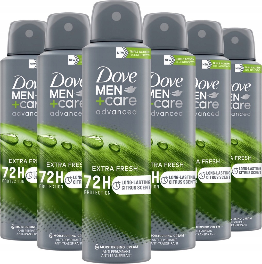 Dove Men +Care Extra Fresh Antyperspirant 6x150 ml