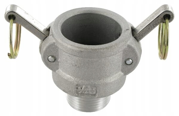 Kramp Camlock typ B 1 cal żeńskie stal nierdzewna gwint BSP 17,2 BAR