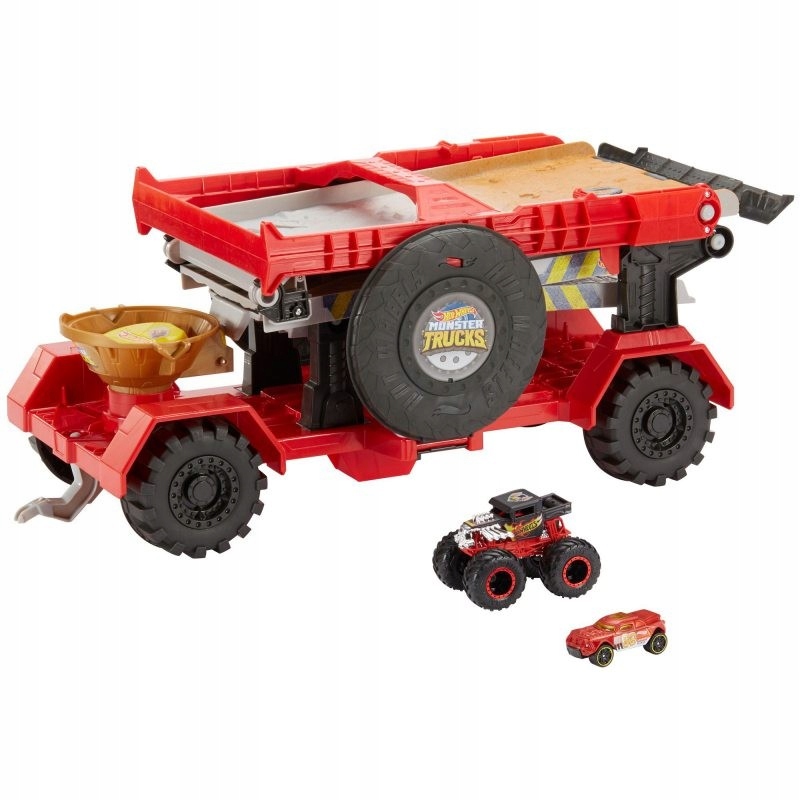 Hot Wheels Monster Truck Zestaw kaskaderski 2w1 Me