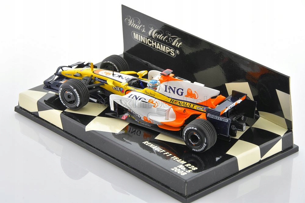 F1 INGルノー R28 NOREV 2008年 アロンソ1/18】 Norev Review, Renault