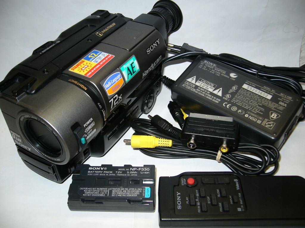 SONY CCD-TR 511E - przegraj kasety 8mm w PAL/ NTSC