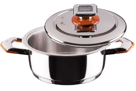 GARNEK 24cm Philipiak Futuro z pokrywą Venturi