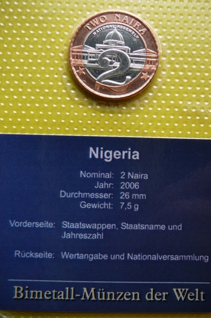 2 NAIRA-NIGERIA 2006- BUDYNEK PARLAMENTU -MENNICZA